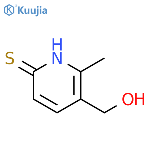 (6-Mercapto-2-methyl-pyridin-3-yl)-methanol structure