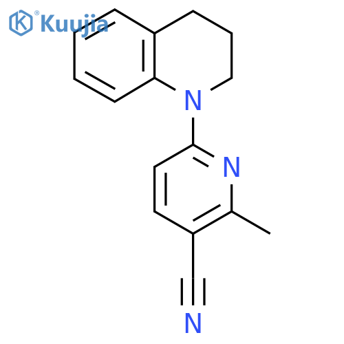 6-(3,4-Dihydroquinolin-1(2H)-yl)-2-methylnicotinonitrile structure