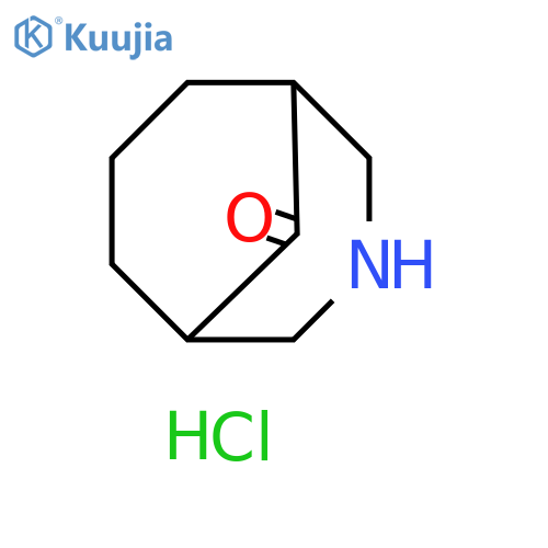 3-azabicyclo[3.3.1]nonan-9-one;hydrochloride structure