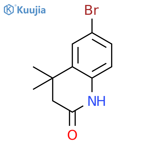 6-Bromo-4,4-dimethyl-3,4-dihydroquinolin-2(1H)-one structure