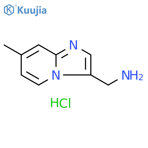 1-(7-Methylimidazo[1,2-a]pyridin-3-yl)methanamine dihydrochloride structure