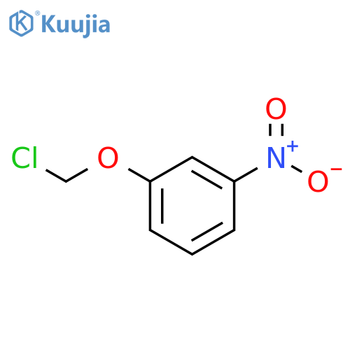 Benzene, 1-(chloromethoxy)-3-nitro- structure