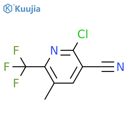 3-Pyridinecarbonitrile, 2-chloro-5-methyl-6-(trifluoromethyl)- structure