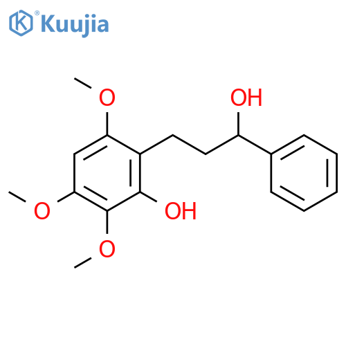 (R)-(+)-2-(3-hydroxy-3-phenylpropyl)-3,5,6-trimethoxyphenol structure