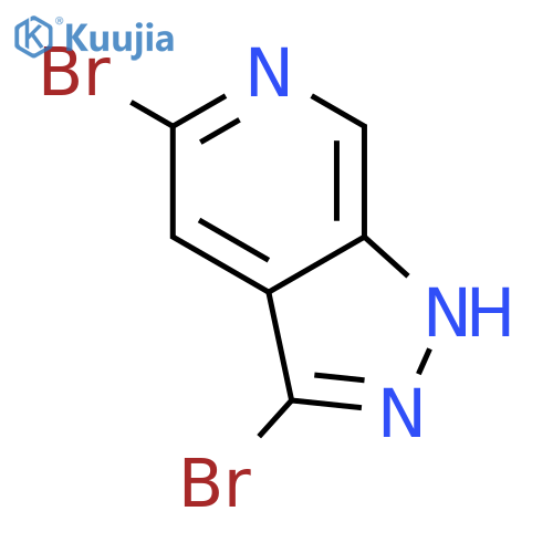 3,5-Dibromo-1H-pyrazolo3,4-cpyridine structure
