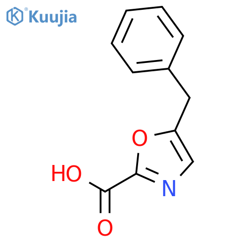 5-(Phenylmethyl)-2-oxazolecarboxylic Acid structure