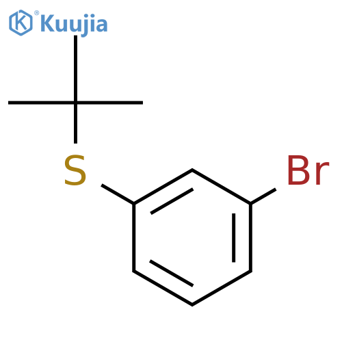 1-Bromo-3-t-butylthiobenzene structure