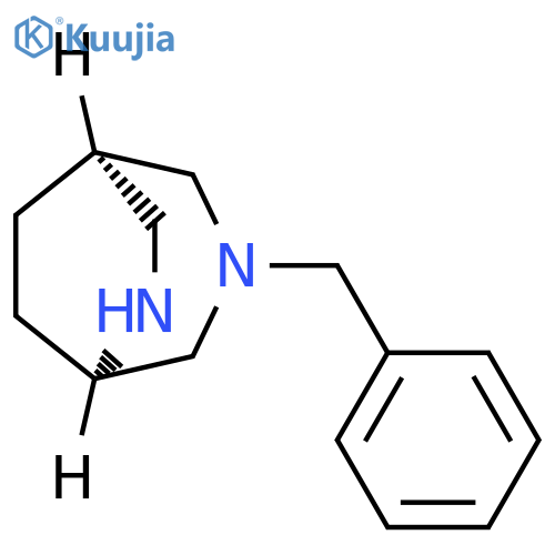 rac-(1S,5S)-3-benzyl-3,6-diazabicyclo[3.2.2]nonane dihydrochloride hydrate structure