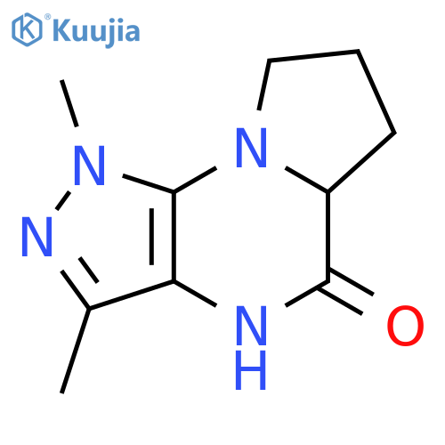 3,5-dimethyl-1,3,4,7-tetraazatricyclo[7.3.0.02,?]dodeca-2(6),4-dien-8-one structure