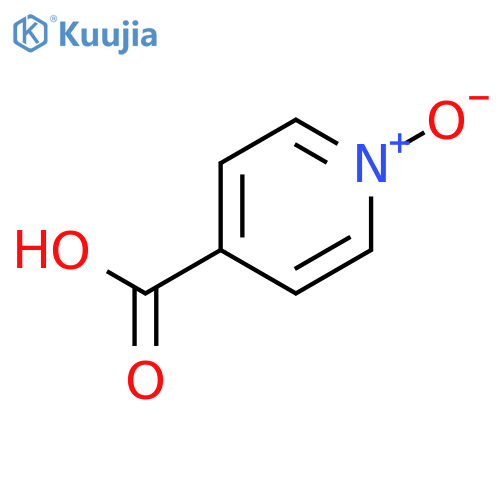 Isonicotinic Acid 1-Oxide structure