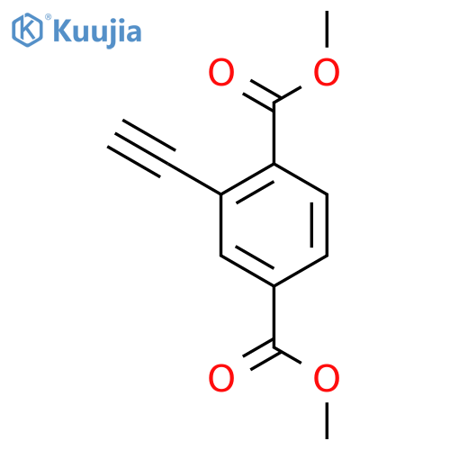 Dimethyl 2-ethynylterephthalate structure