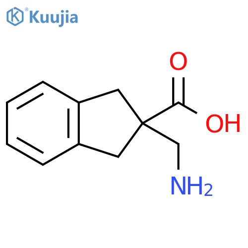 2-(aminomethyl)-2,3-dihydro-1H-indene-2-carboxylic acid structure