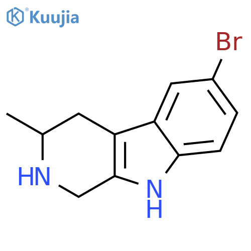 6-bromo-3-methyl-2,3,4,9-tetrahydro-1H-beta-carboline structure