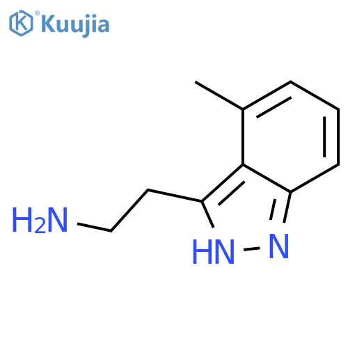 2-(4-Methyl-1H-indazol-3-yl)ethanamine structure
