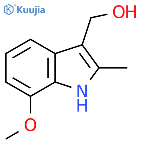 1H-Indole-3-methanol, 7-methoxy-2-methyl- structure