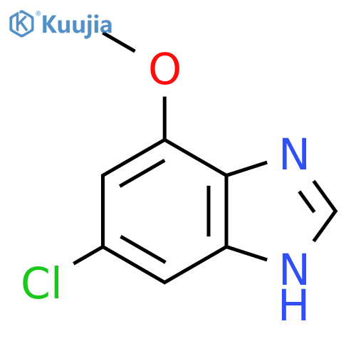 6-Chloro-4-methoxy-1H-benzimidazole structure