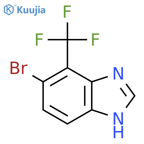 5-Bromo-4-trifluoromethyl-1H-benzimidazole structure