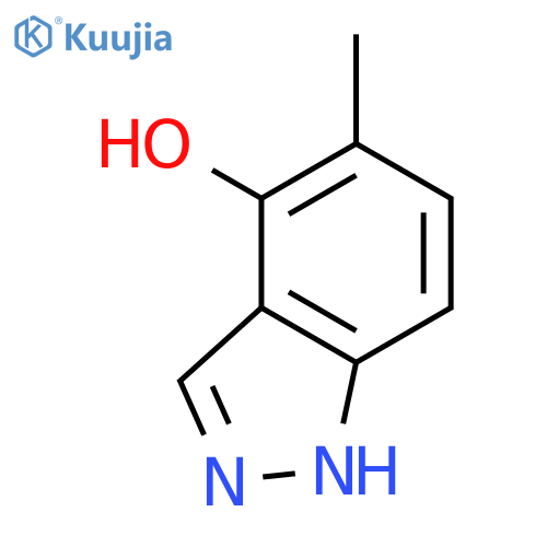 5-methyl-1h-indazol-4-ol structure