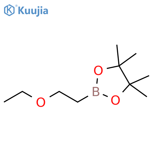 2-(2-ethoxyethyl)-4,4,5,5-tetramethyl-1,3,2-dioxaborolane structure