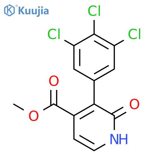 Methyl 2-hydroxy-3-(3,4,5-trichlorophenyl)isonicotinate structure