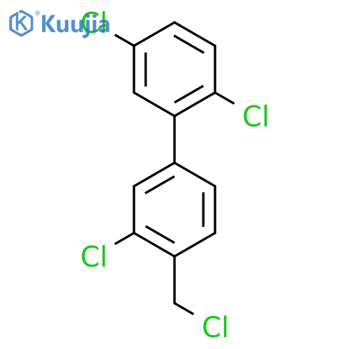 3'-Chloro-4'-chloromethyl-2,5-dichloro-biphenyl structure