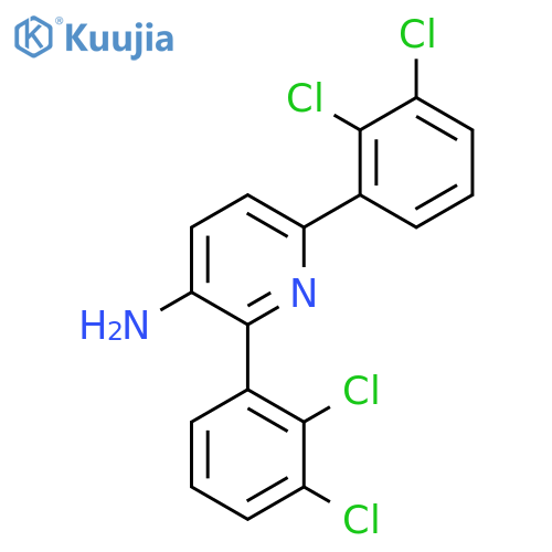 3-Amino-2,6-bis(2,3-dichlorophenyl)pyridine structure