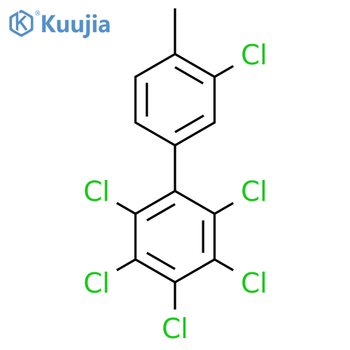 3'-Chloro-4'-methyl-2,3,4,5,6-pentachlorobiphenyl structure