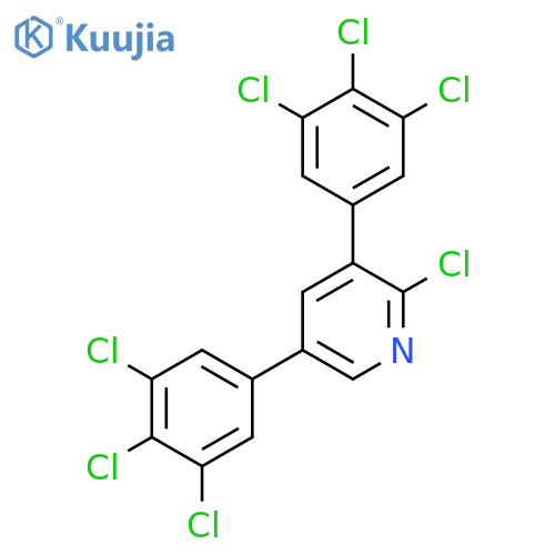 3,5-Bis(3,4,5-trichlorophenyl)-2-chloropyridine structure