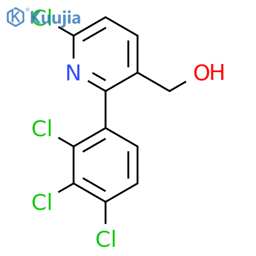 6-Chloro-2-(2,3,4-trichlorophenyl)pyridine-3-methanol structure