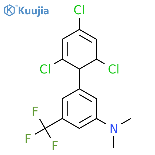 Dimethyl-[3-(2,4,6-trichlorocyclohexa-2,4-dienyl)-5-trifluoromethyl-phenyl]-amine structure