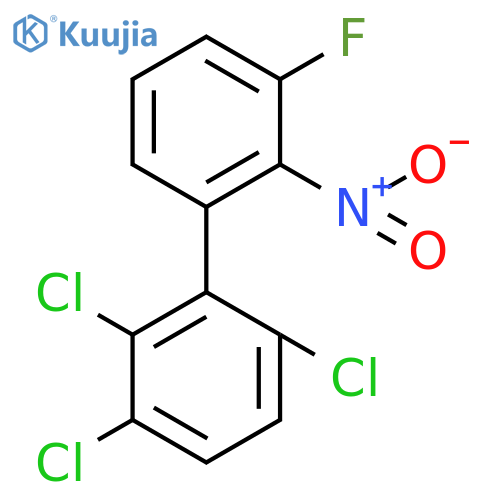 3'-Fluoro-2'-nitro-2,3,6-trichlorobiphenyl structure