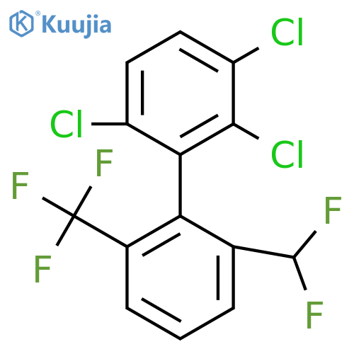 6'-(Difluoromethyl)-2,3,6-trichloro-2'-(trifluoromethyl)biphenyl structure