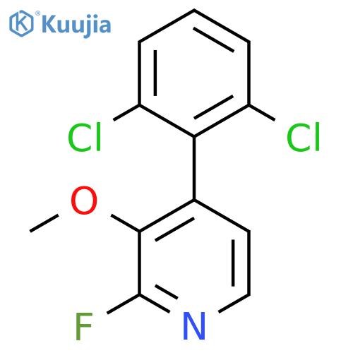 4-(2,6-Dichlorophenyl)-2-fluoro-3-methoxypyridine structure