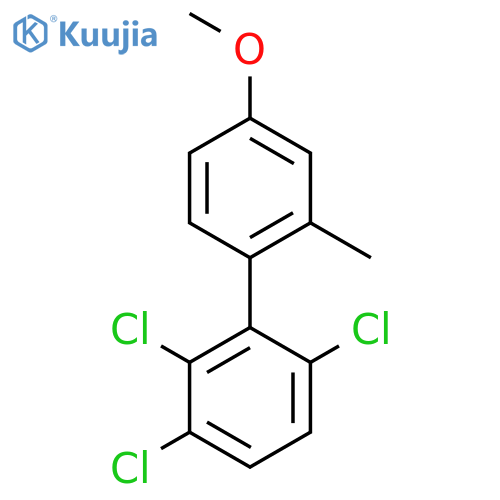 4'-Methoxy-2'-methyl-2,3,6-trichlorobiphenyl structure
