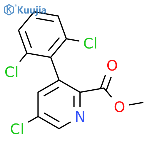 Methyl 5-chloro-3-(2,6-dichlorophenyl)picolinate structure