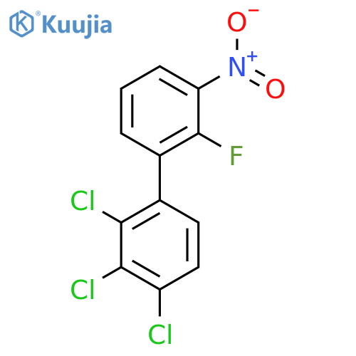 2'-Fluoro-3'-nitro-2,3,4-trichlorobiphenyl structure