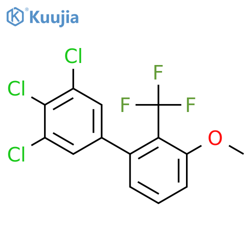 3'-Methoxy-3,4,5-trichloro-2'-(trifluoromethyl)biphenyl structure