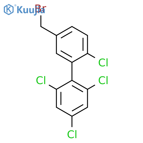 5'-(Bromomethyl)-2,4,6,2'-tetrachlorobiphenyl structure
