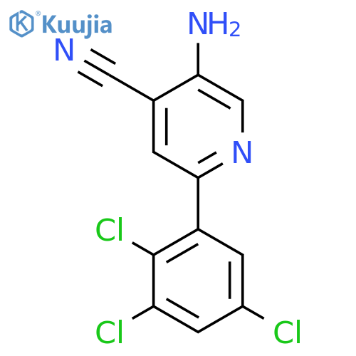 5-Amino-2-(2,3,5-trichlorophenyl)isonicotinonitrile structure