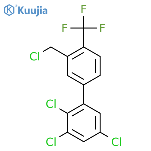 3'-(Chloromethyl)-2,3,5-trichloro-4'-(trifluoromethyl)biphenyl structure