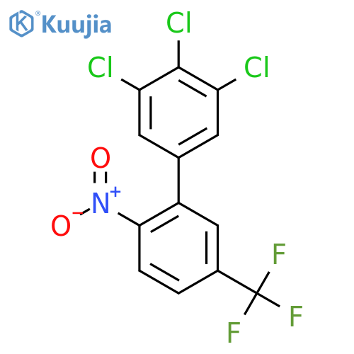 2'-Nitro-3,4,5-trichloro-5'-(trifluoromethyl)biphenyl structure