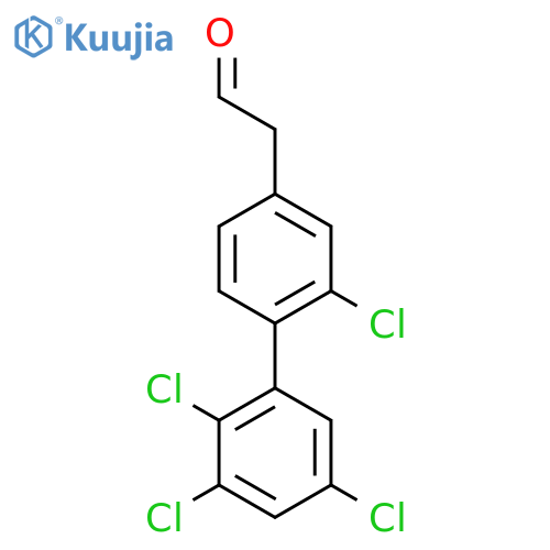 2,2',3',5'-Tetrachlorobiphenyl-4-ethanone structure