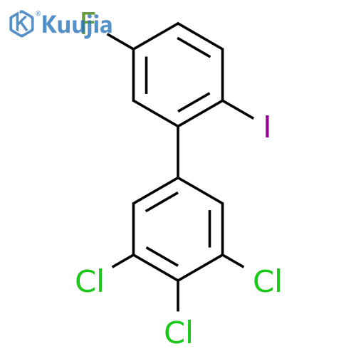 5'-Fluoro-2'-iodo-3,4,5-trichlorobiphenyl structure