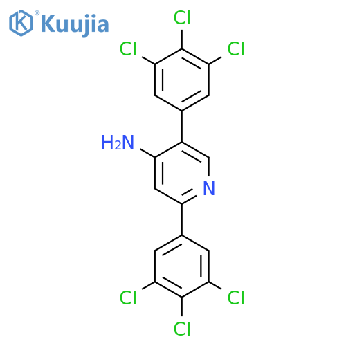4-Amino-2,5-bis(3,4,5-trichlorophenyl)pyridine structure