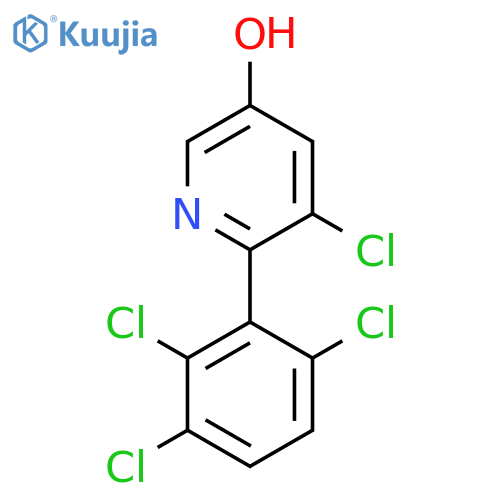 3-Chloro-5-hydroxy-2-(2,3,6-trichlorophenyl)pyridine structure
