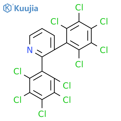 2,3-Bis(perchlorophenyl)pyridine structure