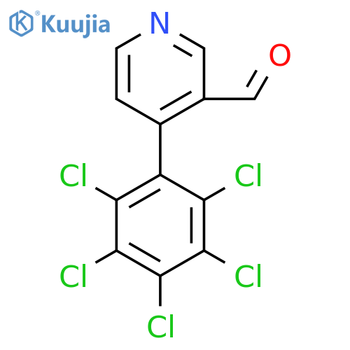 4-(Perchlorophenyl)nicotinaldehyde structure