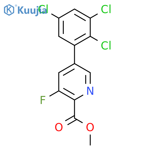 Methyl 3-fluoro-5-(2,3,5-trichlorophenyl)picolinate structure