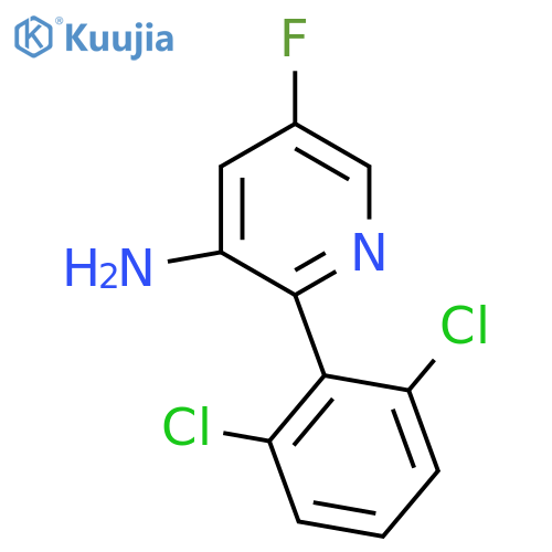 3-Amino-2-(2,6-dichlorophenyl)-5-fluoropyridine structure