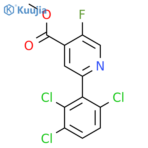 Methyl 5-fluoro-2-(2,3,6-trichlorophenyl)isonicotinate structure